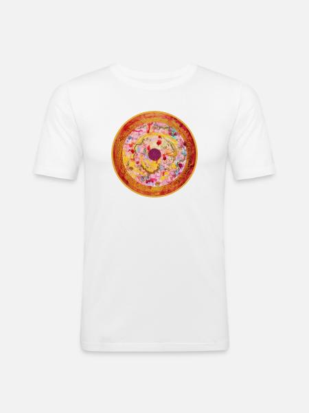 Stargate Healing of Pain - Sonja Ariel - Men's Slim Fit T-Shirt - white