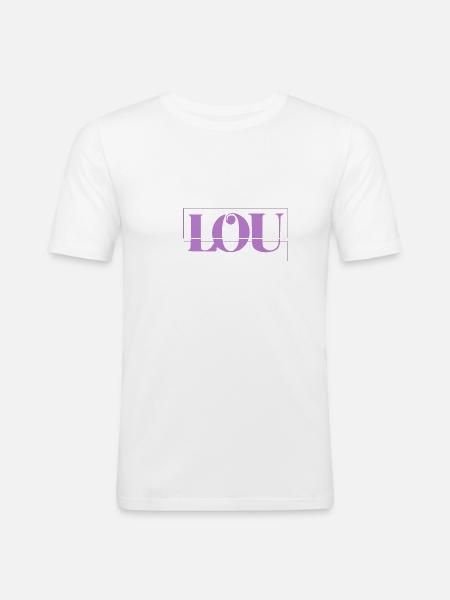 Lou - T-shirt près du corps Homme - blanc