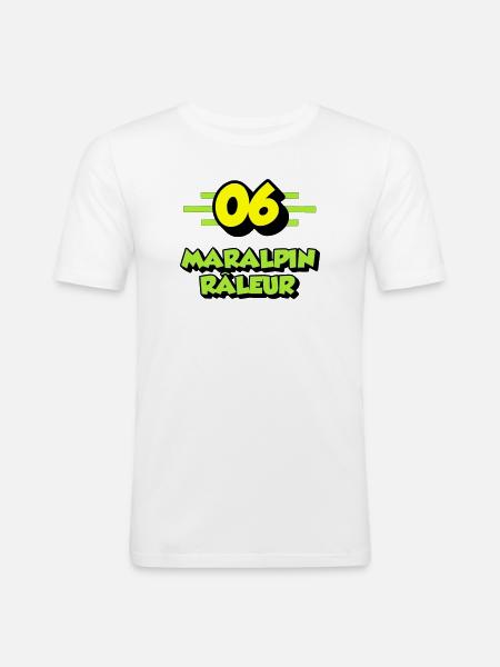Complaining Maralpin - Men's Slim Fit T-Shirt - white