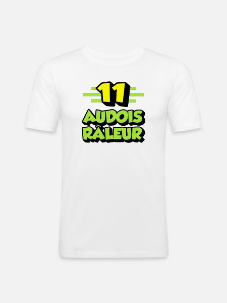 Complaining Audois - Men's Slim Fit T-Shirt - white
