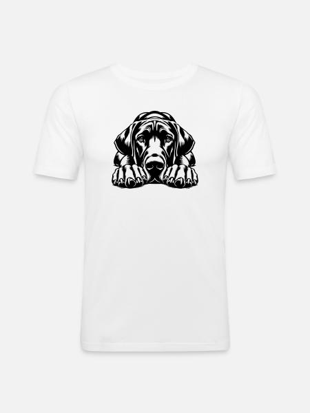 Great Dane - Men's Slim Fit T-Shirt - white