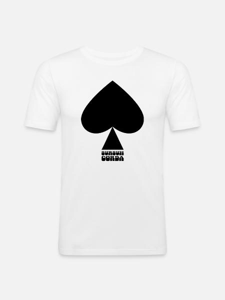 Sursum corda - Men's Slim Fit T-Shirt - white