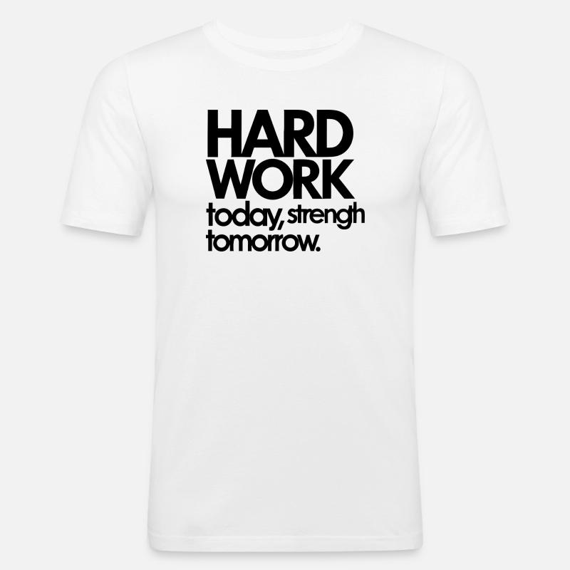 Abstraktes geometrisches Muster auf dunklem Hintergrund - Männer Slim Fit T-Shirt - Weiß