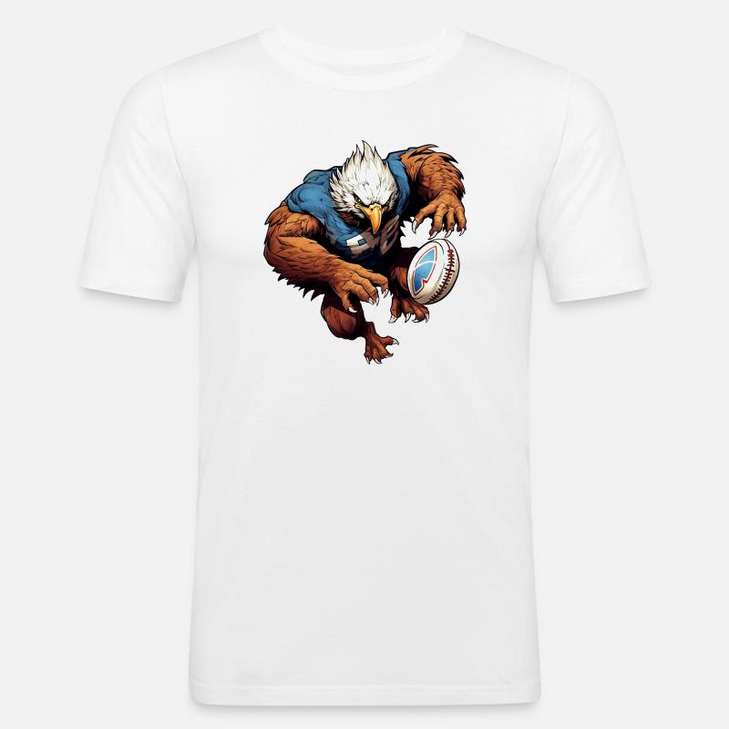 Eagle Rugby - Men's Slim Fit T-Shirt - white