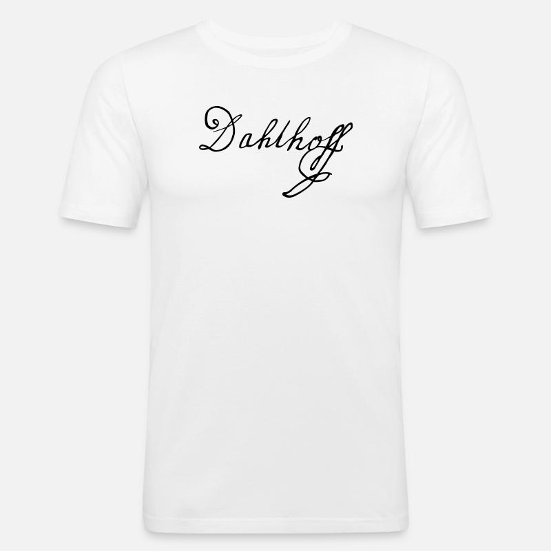 Dahlhoff - Männer Slim Fit T-Shirt - Weiß