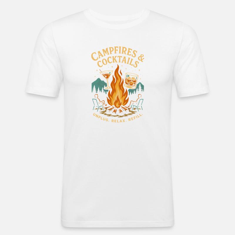 Du willst ein Stück von mir? - Männer Slim Fit T-Shirt - Weiß