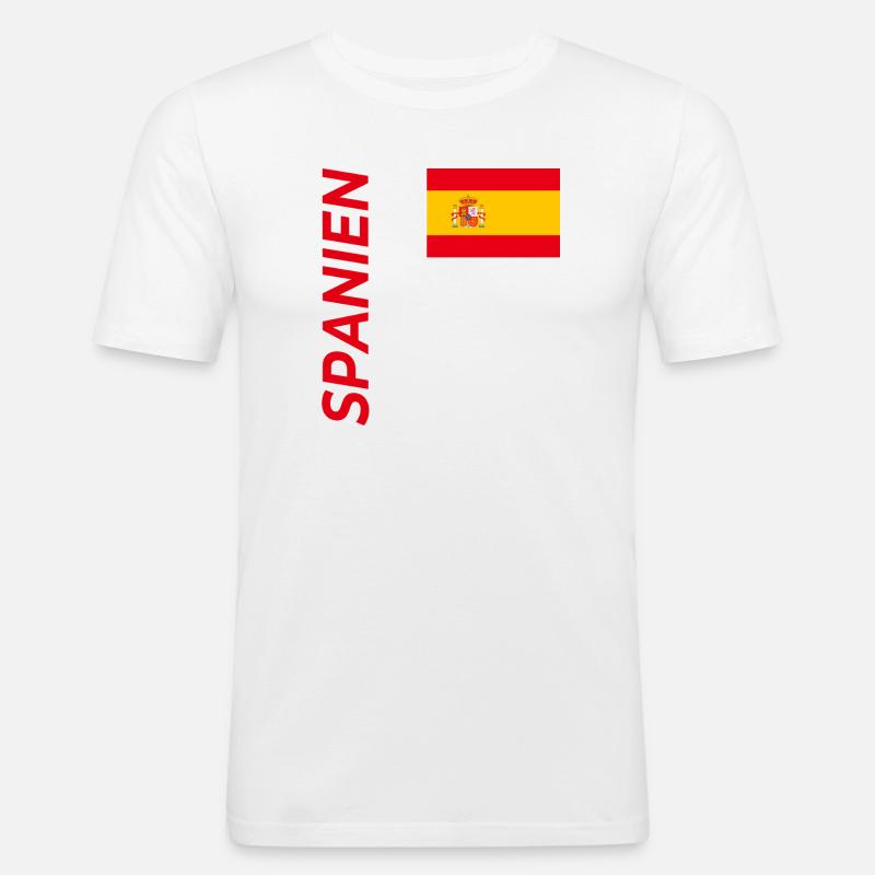 Granada - Männer Slim Fit T-Shirt - Weiß
