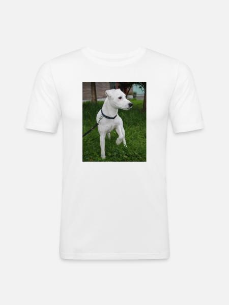 image00004 - T-shirt près du corps Homme - blanc