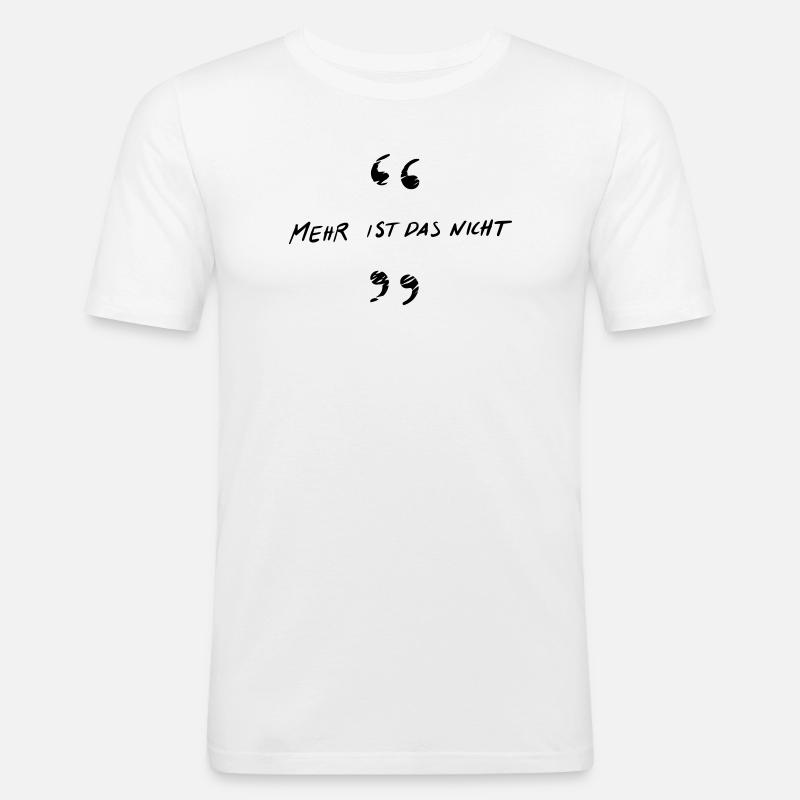 C’est tout ce que c’est - T-shirt près du corps Homme - blanc