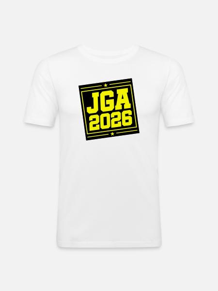 JGA 2026 - Men's Slim Fit T-Shirt - white