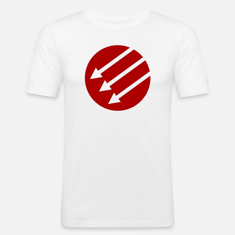 Iron Front / Eiserne Front / Järnfronten - Men's Slim Fit T-Shirt - white
