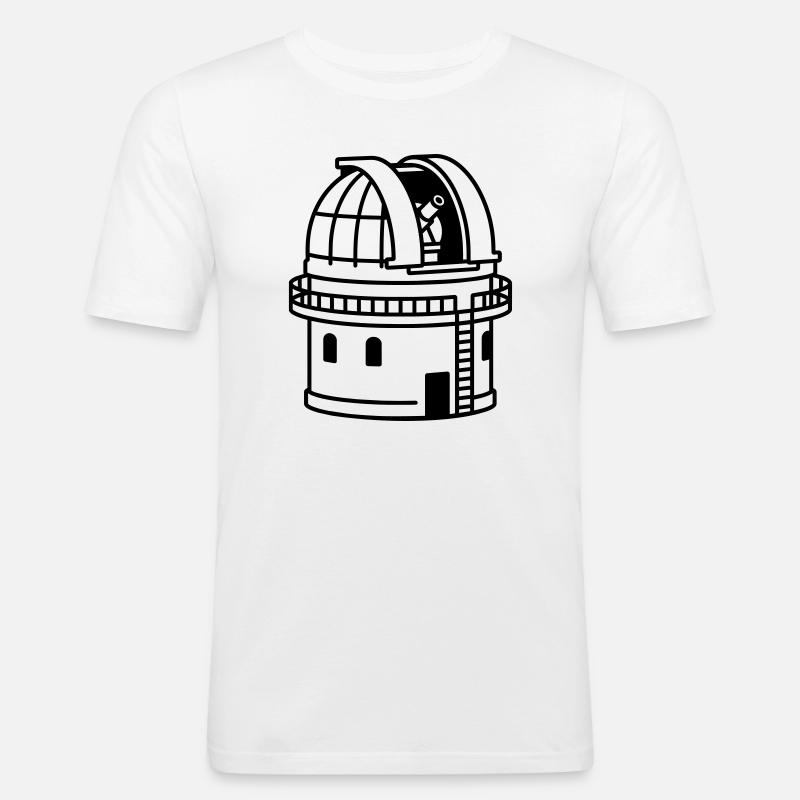 Observatory - Men's Slim Fit T-Shirt - white