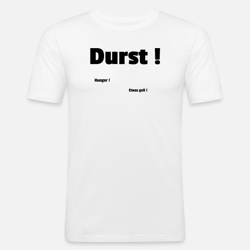 Durst - Männer Slim Fit T-Shirt - Weiß
