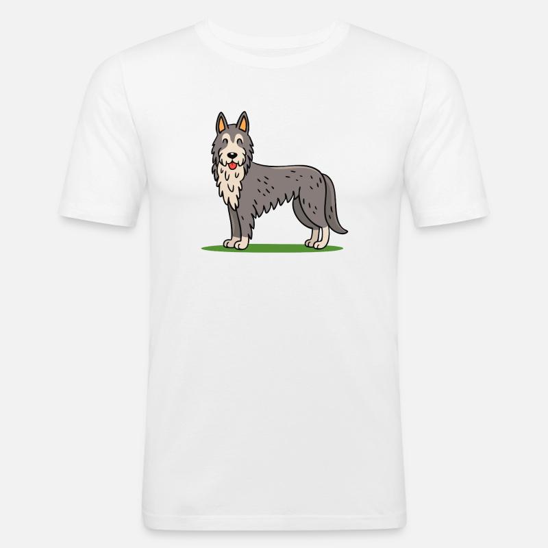 Irish Wolfhound (comic) - Men's Slim Fit T-Shirt - white