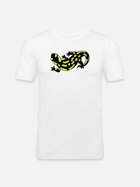 Salamander - Männer Slim Fit T-Shirt - Weiß