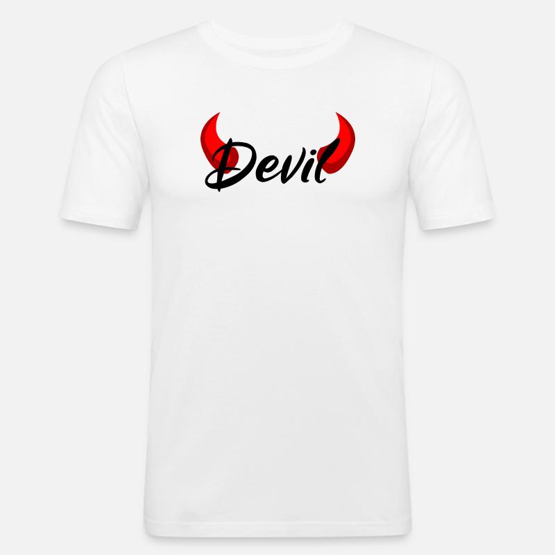 I'm a Devil - Devil - Men's Slim Fit T-Shirt - white