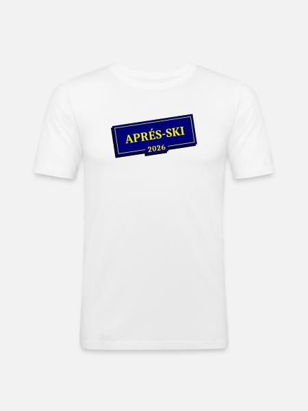 Après-ski 2026 - Men's Slim Fit T-Shirt - white