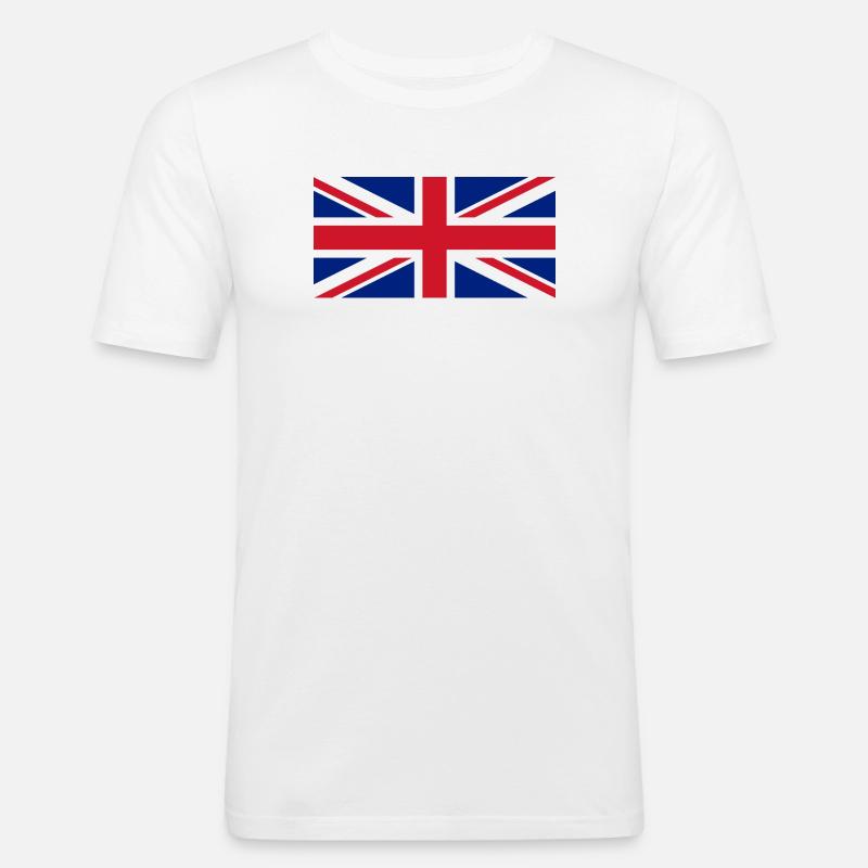 Union Jack - Men's Slim Fit T-Shirt - white