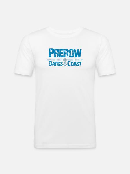 Ostseebad Prerow Darss - Men's Slim Fit T-Shirt - white