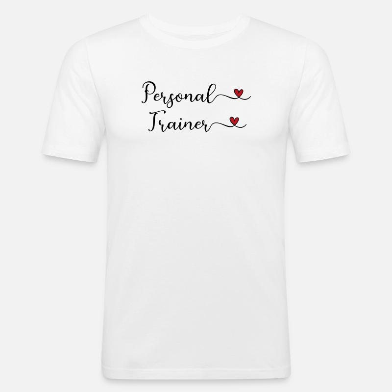 Personal Trainer - Männer Slim Fit T-Shirt - Weiß