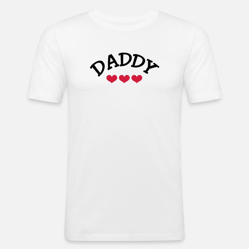 Daddy - T-shirt près du corps Homme - blanc