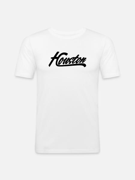 Houston Shirt - Men's Slim Fit T-Shirt - white