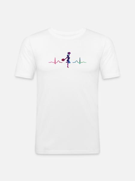 Cheerleader Cheer Mom Cheerleading - Men's Slim Fit T-Shirt - white