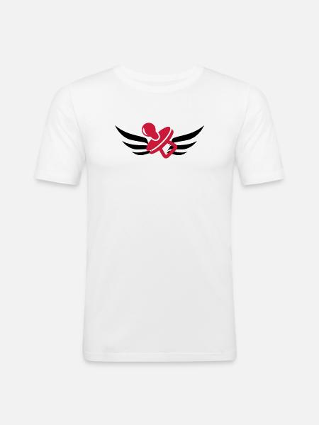 Nourrice / Nounou / Bébé / Enfant - T-shirt près du corps Homme - blanc