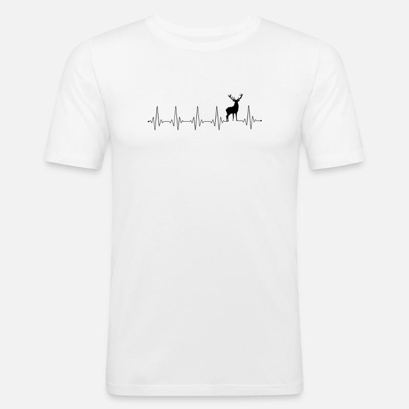 Bitte laden Sie das Designbild hoch - Männer Slim Fit T-Shirt - Weiß