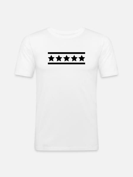 sterne_symbol - Men's Slim Fit T-Shirt - white