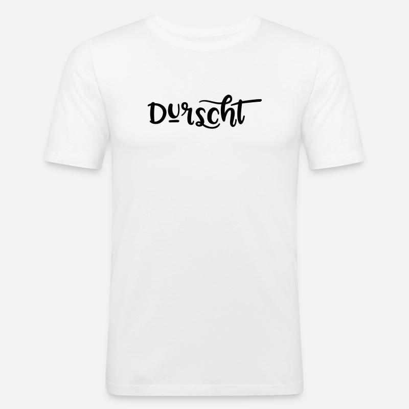 Durst - Männer Slim Fit T-Shirt - Weiß