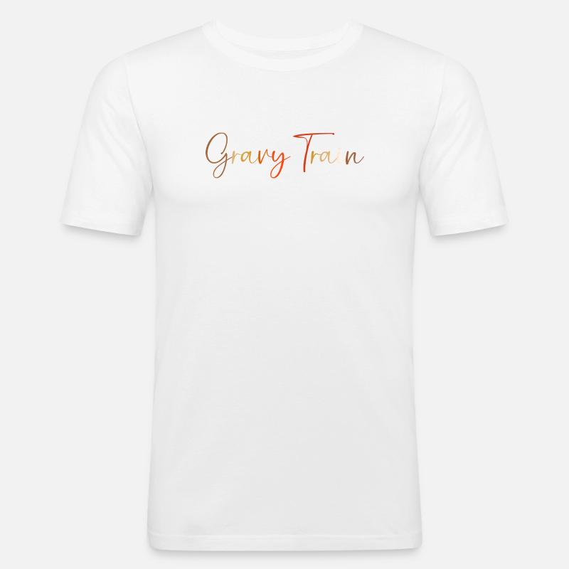 Thanksgiving Mama Mutter Oma Großmutter - Männer Slim Fit T-Shirt - Weiß