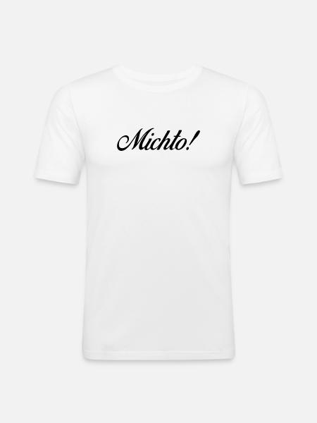 michto - T-shirt près du corps Homme - blanc