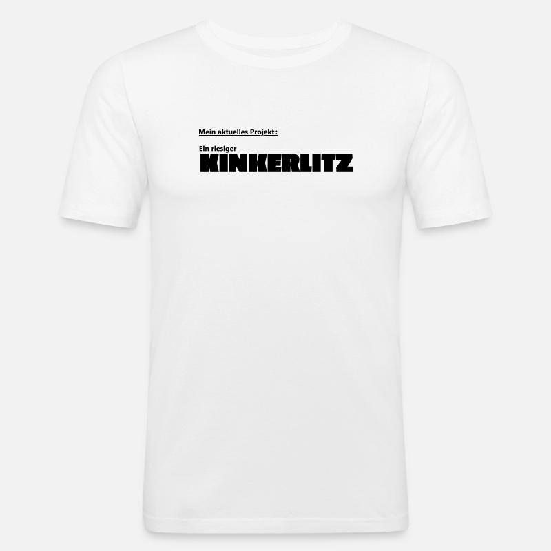 Kinkerlitz - Men's Slim Fit T-Shirt - white