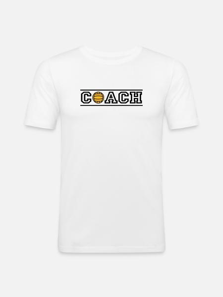 Coach - T-shirt près du corps Homme - blanc