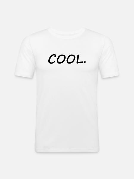 Refroidir - T-shirt près du corps Homme - blanc