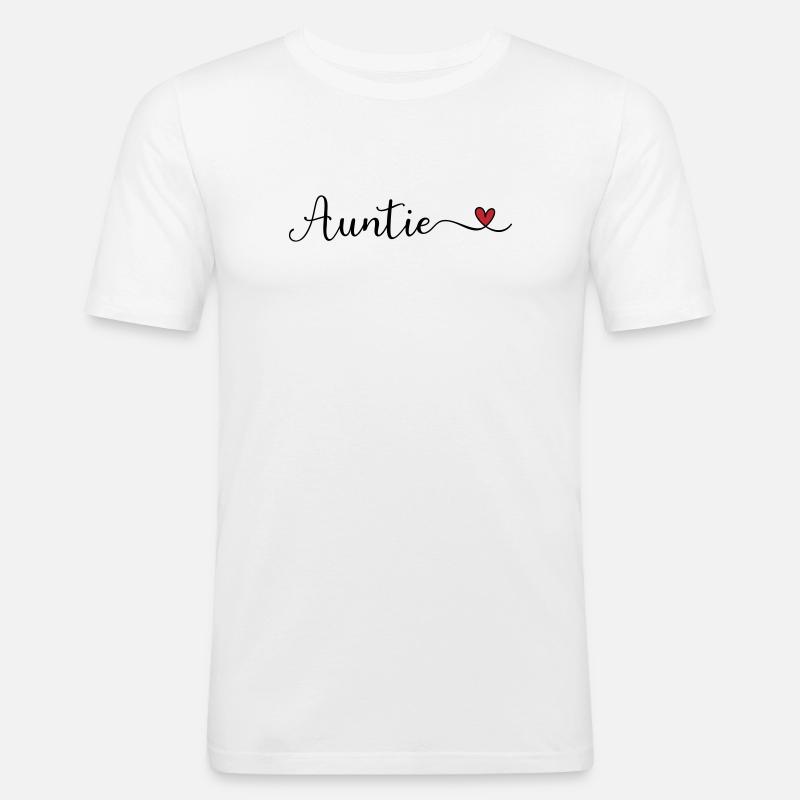 Zietta - Maglietta aderente da uomo - bianco