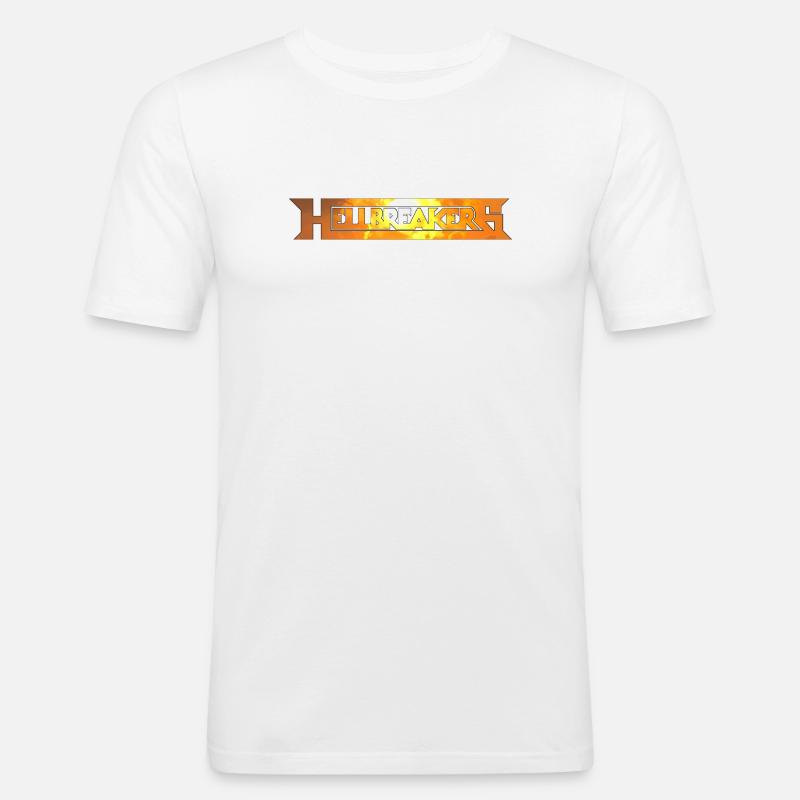 Hellbreakers - Männer Slim Fit T-Shirt - Weiß