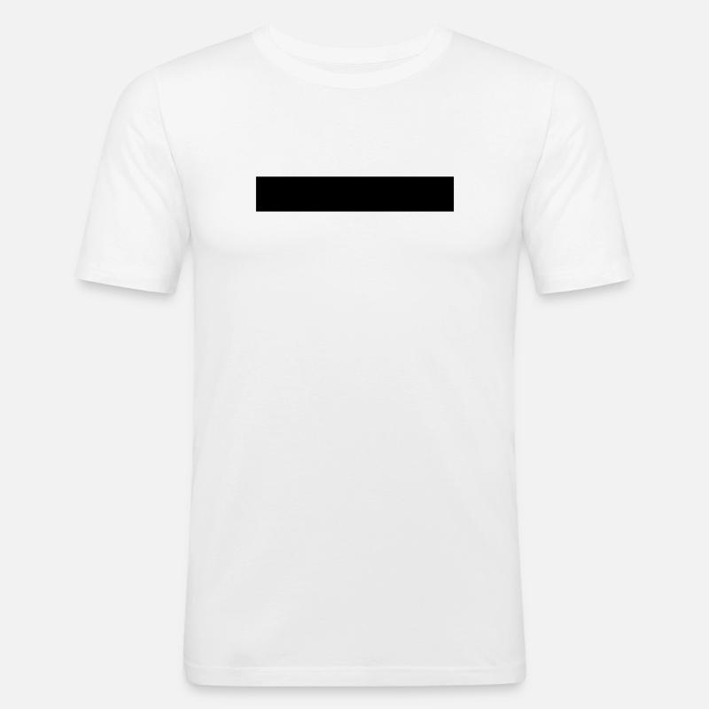 Not - Männer Slim Fit T-Shirt - Weiß
