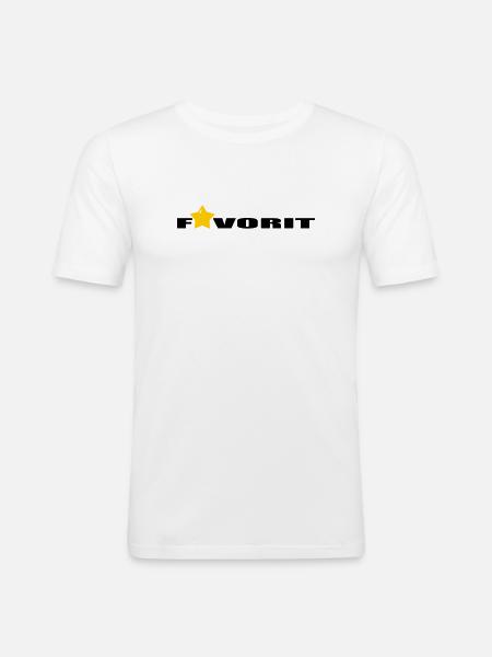 Favourite - Men's Slim Fit T-Shirt - white
