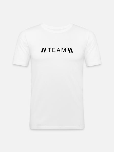 Style Team - Men's Slim Fit T-Shirt - white