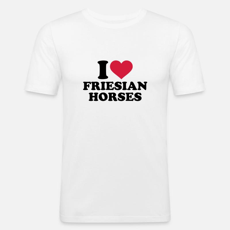 Friese - Männer Slim Fit T-Shirt - Weiß