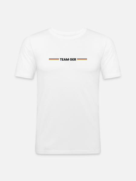 Team Germany - Men's Slim Fit T-Shirt - white