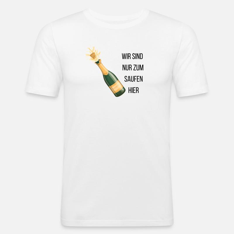 Junggesellen/in Abschied - Männer Slim Fit T-Shirt - Weiß