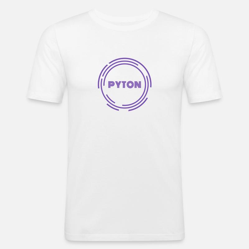 Python - Men's Slim Fit T-Shirt - white