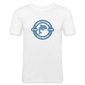 Dolphin for children - Men's Slim Fit T-Shirt - white - Front - Nik (191cm)