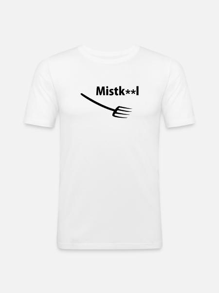 Pferd - Men's Slim Fit T-Shirt - white