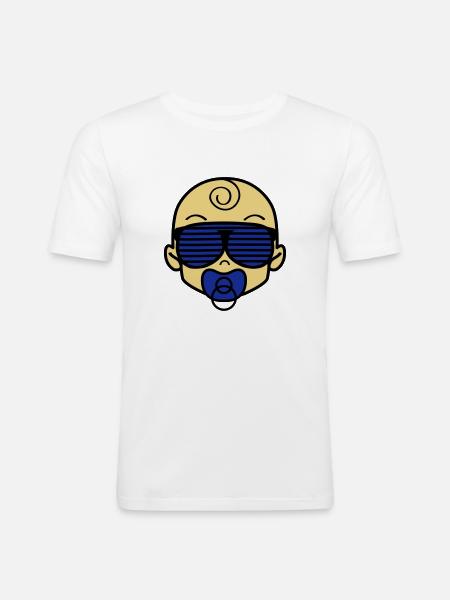 boss_baby_002 - Men's Slim Fit T-Shirt - white