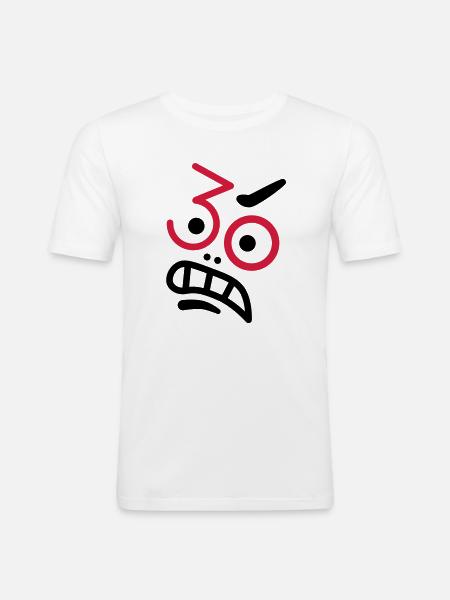 Ups, 30 years! - Men's Slim Fit T-Shirt - white
