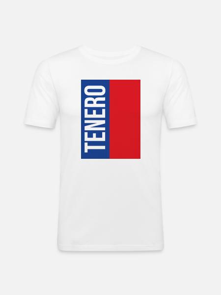 Trendy Tenero T-Shirt - Men's Slim Fit T-Shirt - white